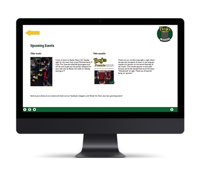 A fictional Irish pub branding designed by Janelle Bryan for Design II class in 2019