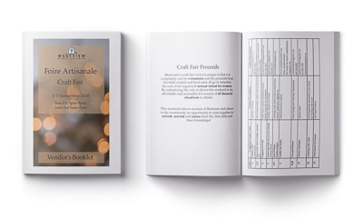 Craft Fair Vendor's Booklet